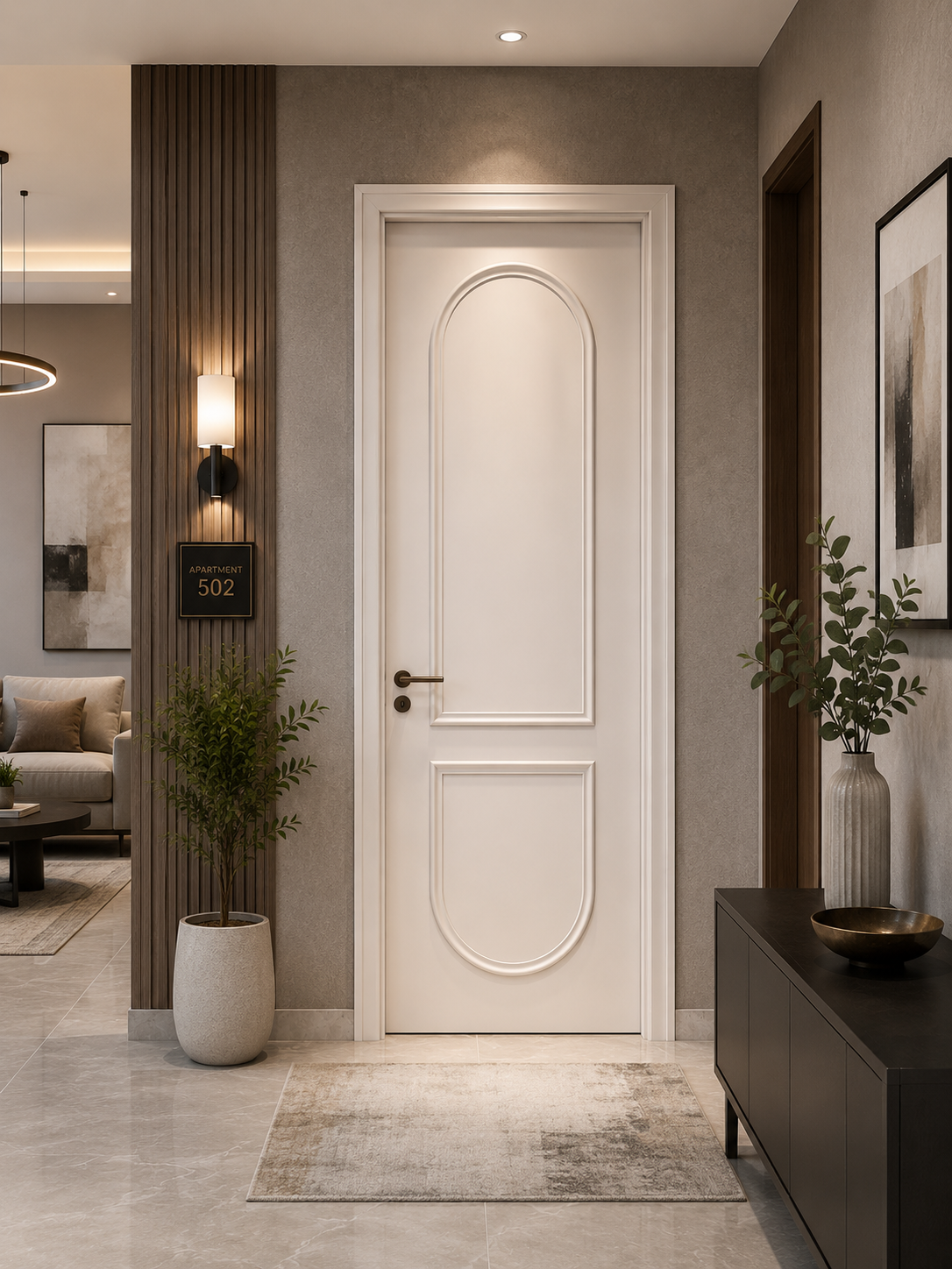 PET Door installed in a apartment